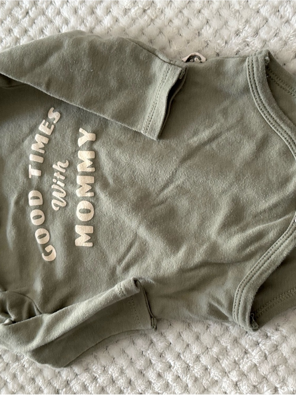 Baby Green 'Good Times With Mommy' Bodysuit